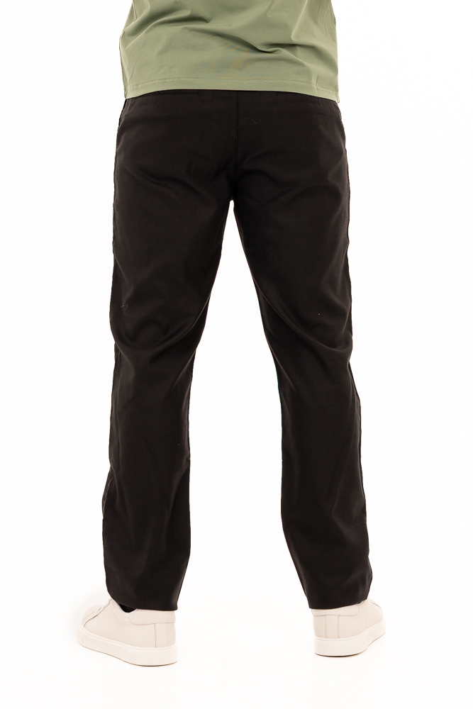 Imagine Pantalon regular negru R722-96