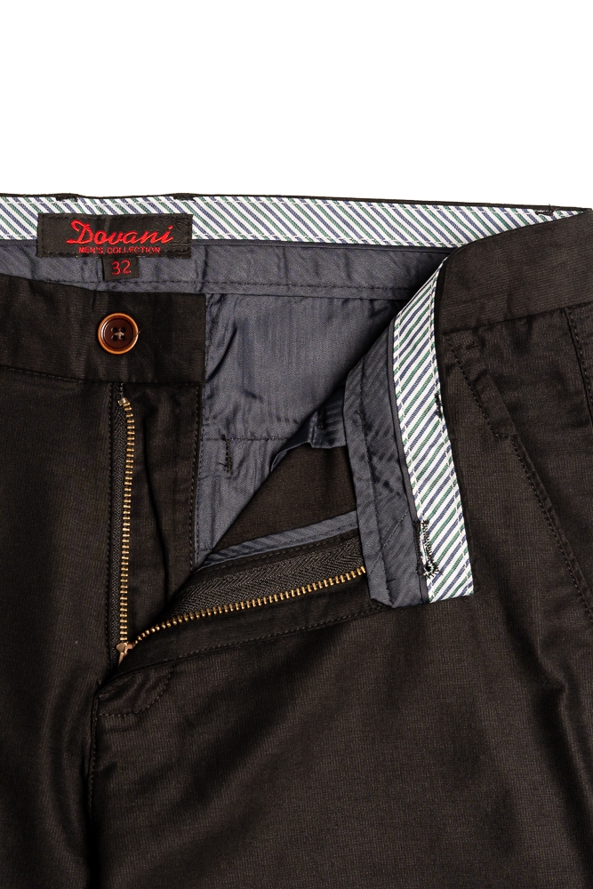 Imagine Pantalon slim negru S711 black