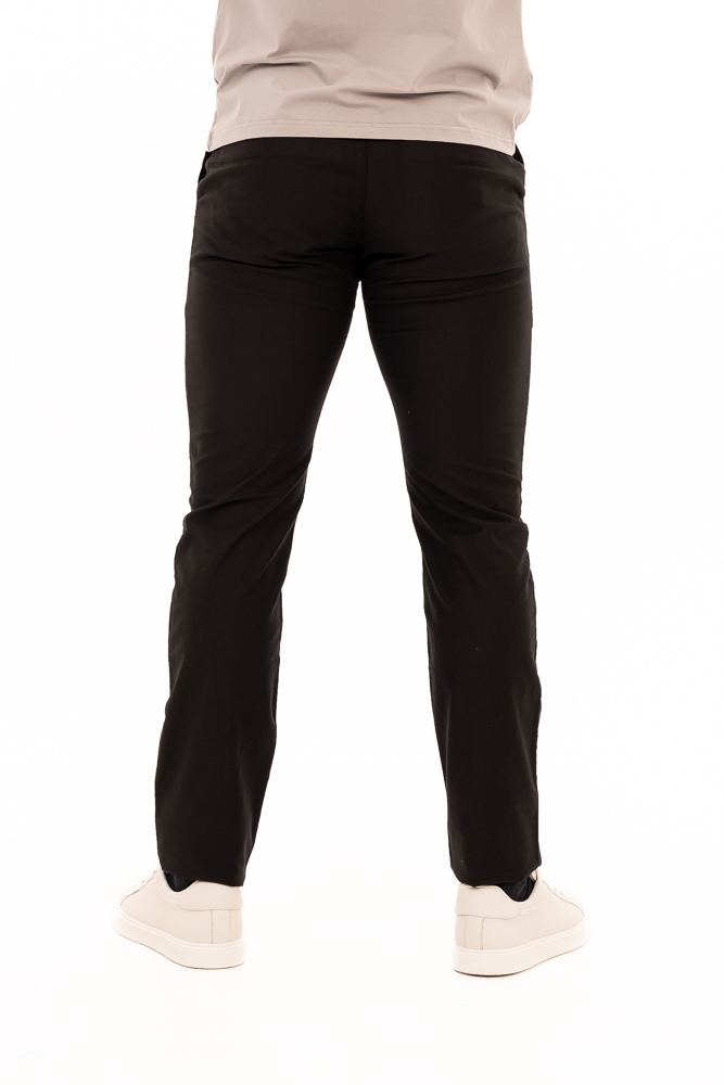 Imagine Pantalon slim negru S713-7