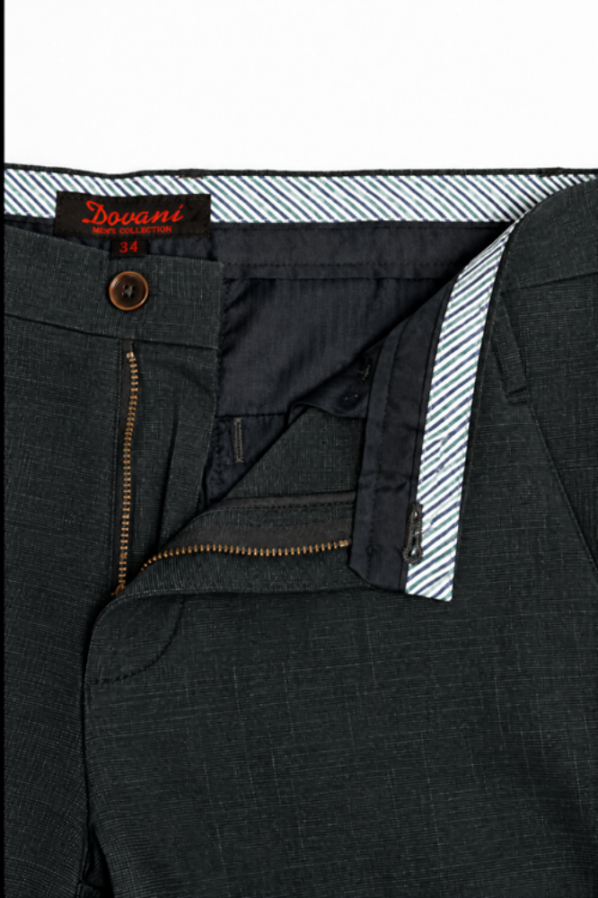 Imagine Pantalon slim negru S732 black