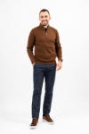 Imagine Pantalon slim bleumarin pepit S731-8