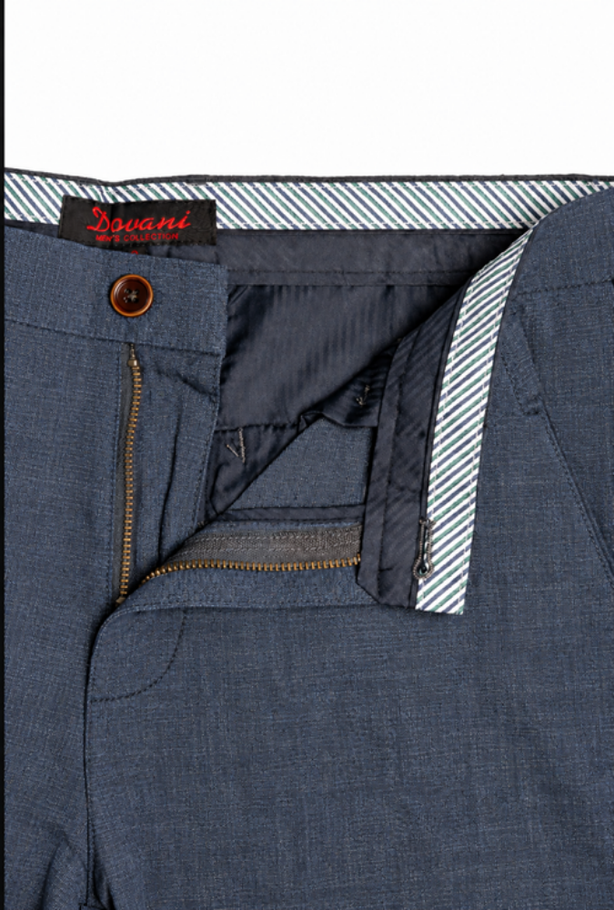 Imagine Pantalon slim bleumarin pepit S731-8